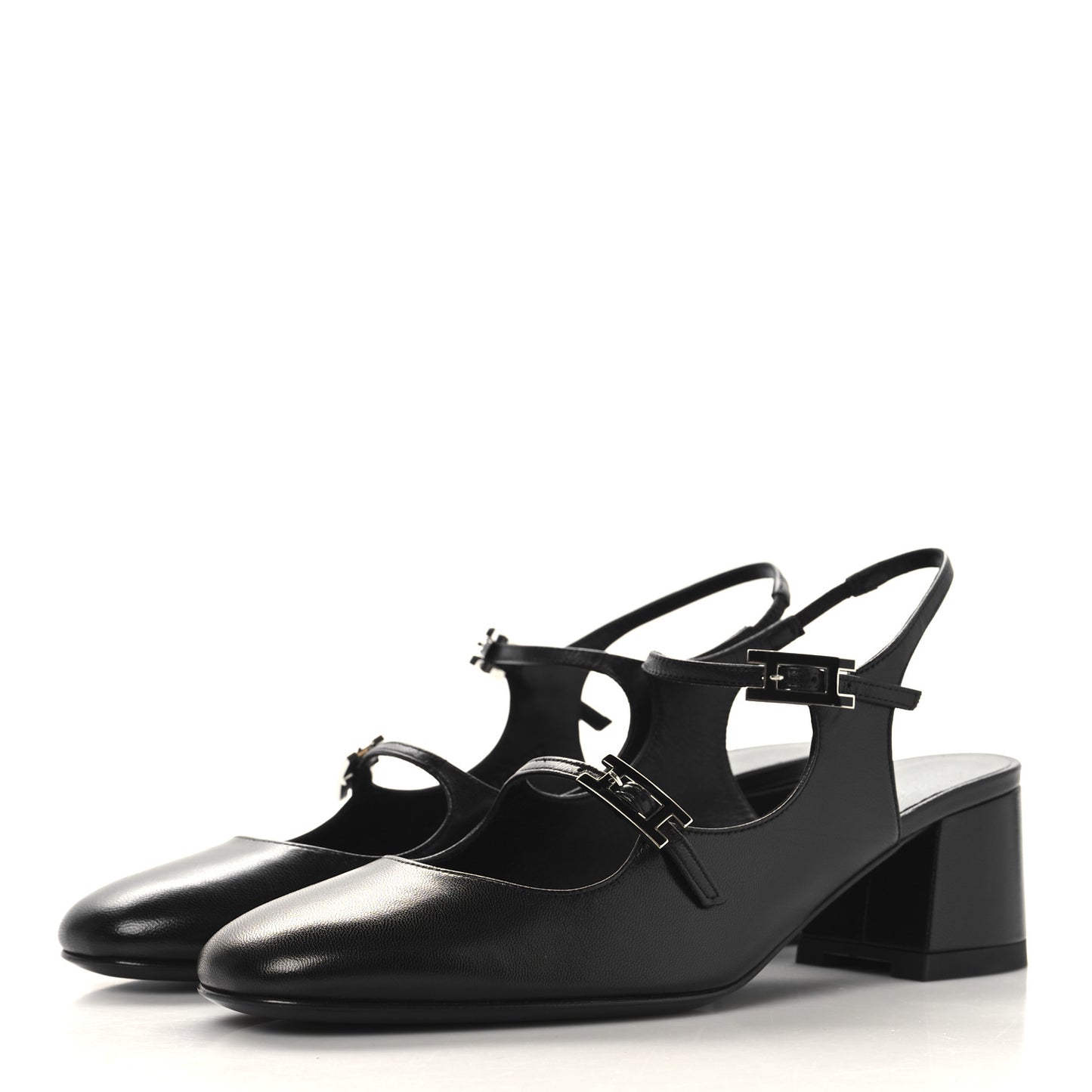 Goatskin Jackie 50 Pumps 37 Black