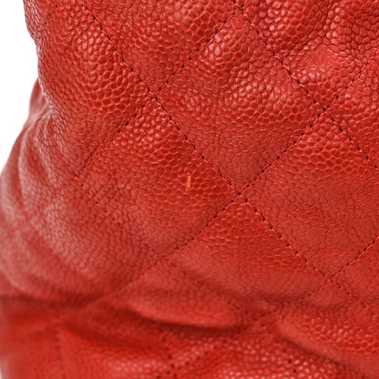 Chanel Caviar Quilted French Riviera Hobo Rouge 14 of 17