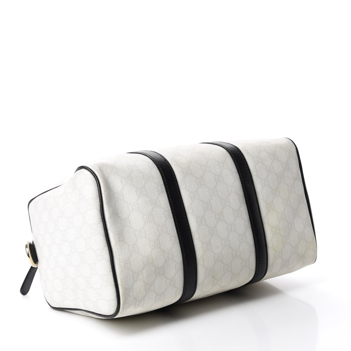 GG Plus Monogram Medium Joy Boston White Black