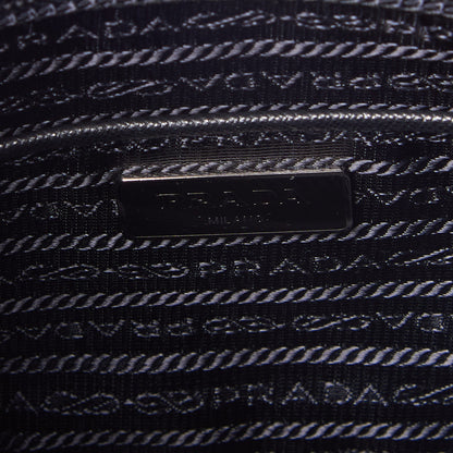 Prada Tessuto Nylon Saffiano Vela Messenger Bag Black 8 of 8