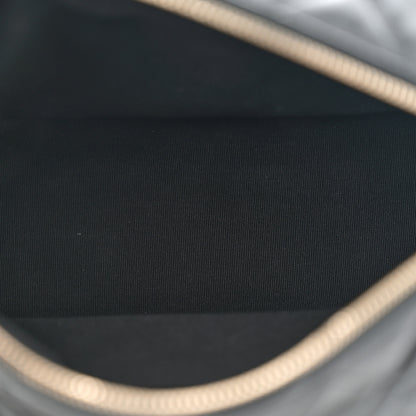 Chanel Shiny Crumpled Lambskin Quilted Medium Preppy Pocket Camera Case Black 5 of 12