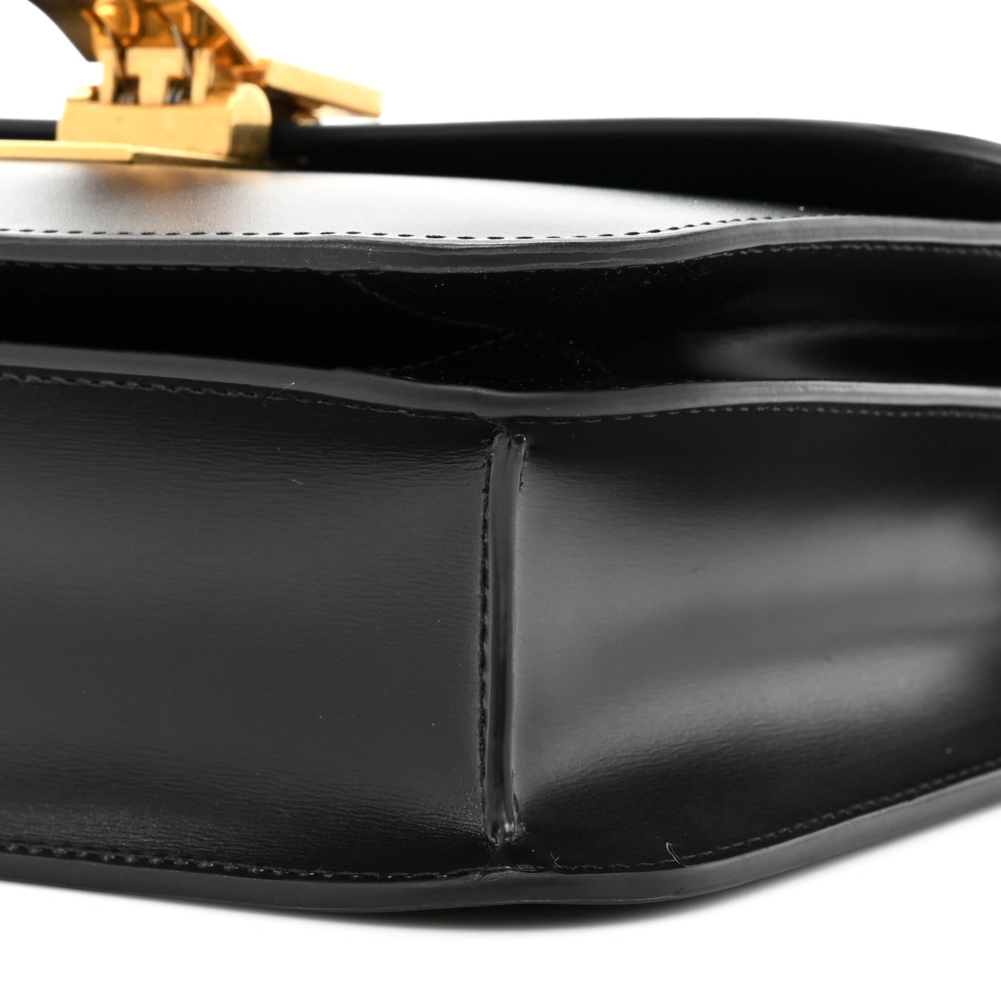 Box Calfskin Teen Classic Box Flap Bag Black