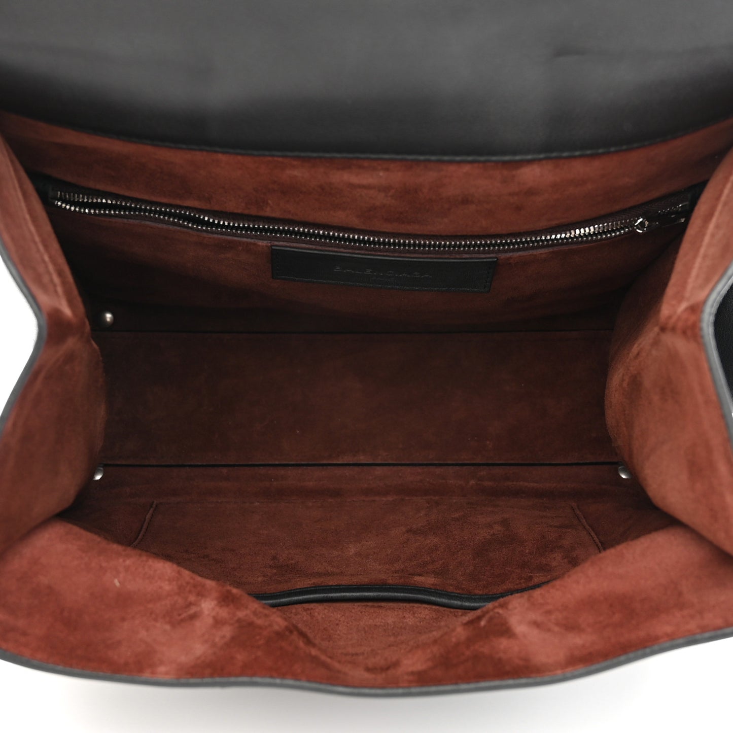 Veau Soyeux Small Tool Satchel Black