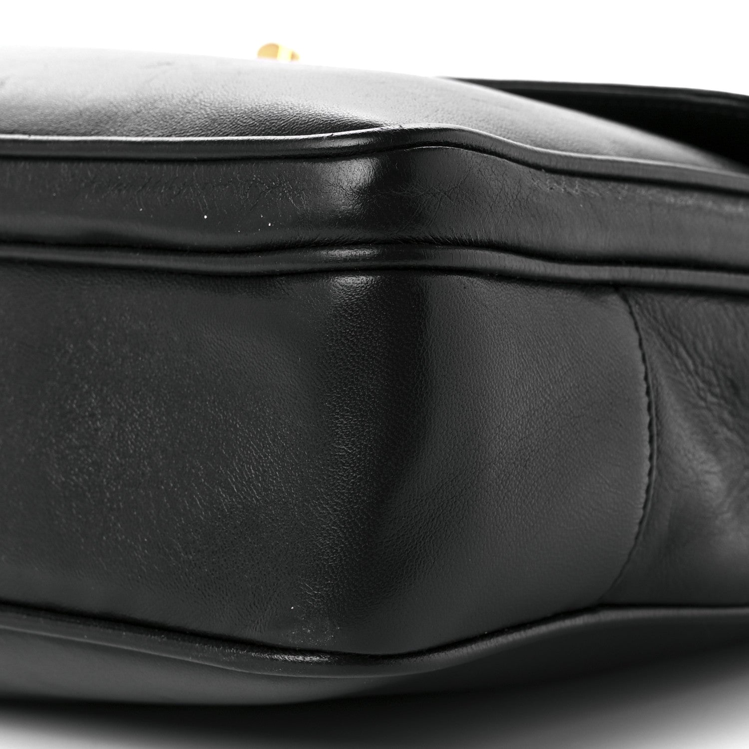 Chanel Lambskin Flap Shoulder Bag Black 9 of 9