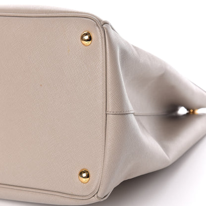 Prada Saffiano Lux Extra Large Galleria Double Zip Tote Pomice 6 of 10