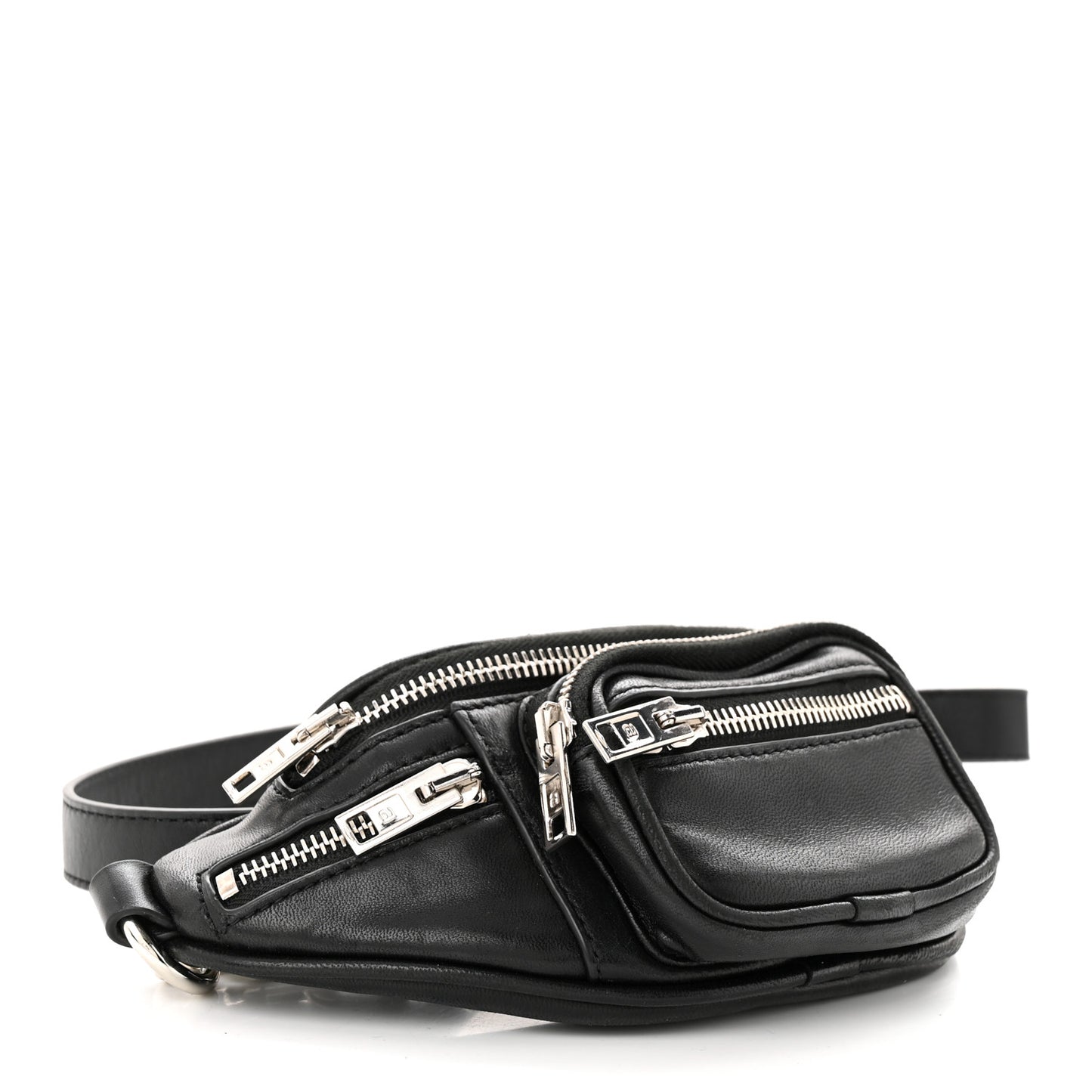 Lambskin Mini Attica Belt Bag Black