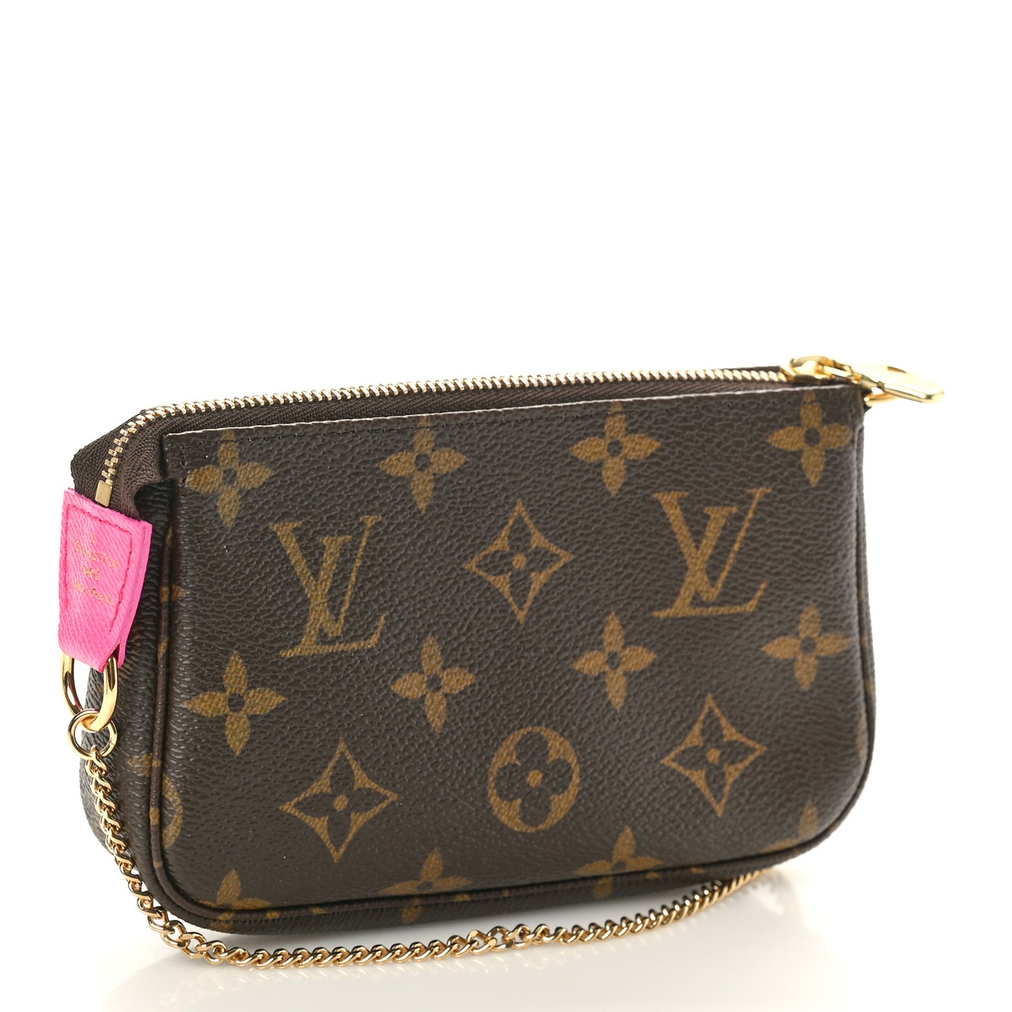 Monogram 2022 Christmas Animation Seoul Mini Pochette Accessories Fuchsia