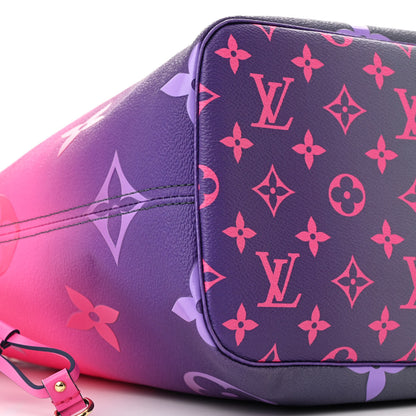 Louis Vuitton Monogram Giant Spring In The City Neverfull MM Midnight Fuchsia 10 of 11