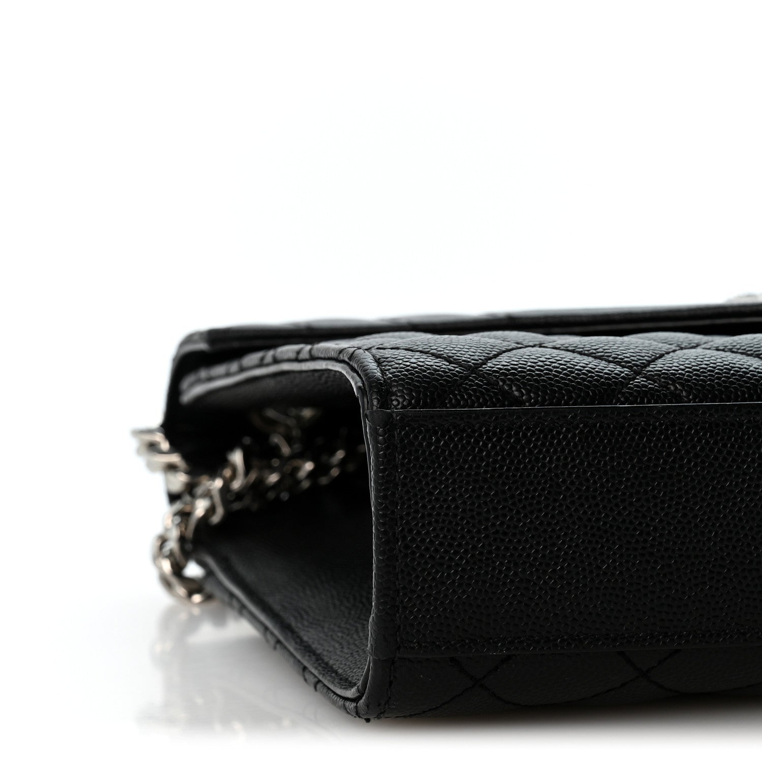 Saint Laurent Grain De Poudre Textured Mixed Matelasse Triquilt Medium Monogram Satchel Black 9 of 13
