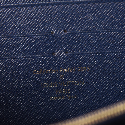 Louis Vuitton Damier Paillettes Zippy Wallet Blue 6 of 9