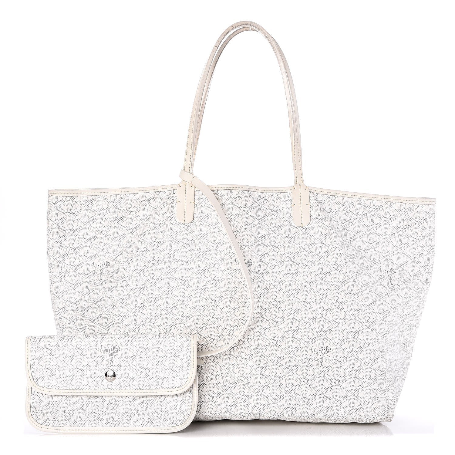 Goyard Goyardine Saint Louis PM White 1 of 14
