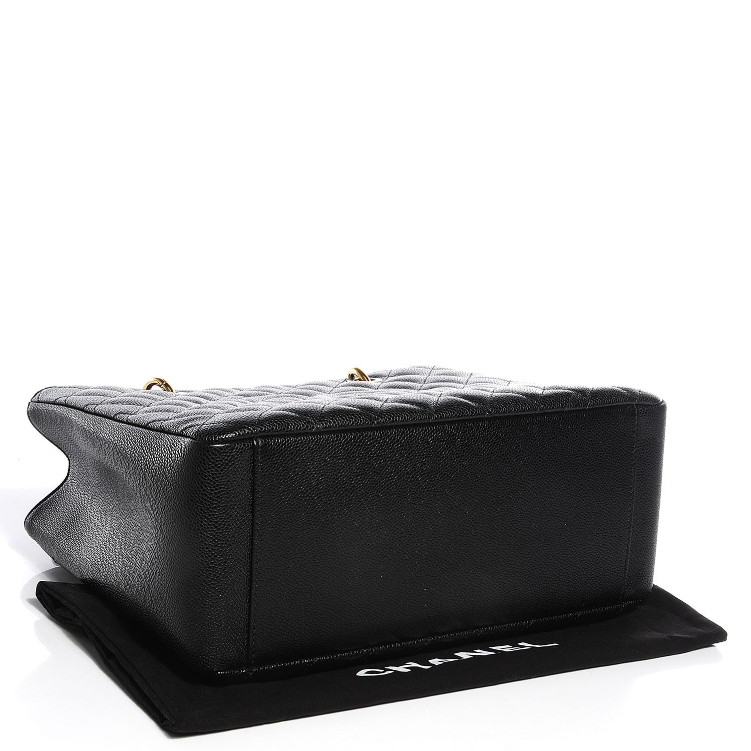 Chanel Caviar Grand Shopping Tote GST Black 4 of 7