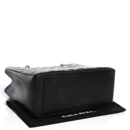 Chanel Caviar Grand Shopping Tote GST Black 4 of 7