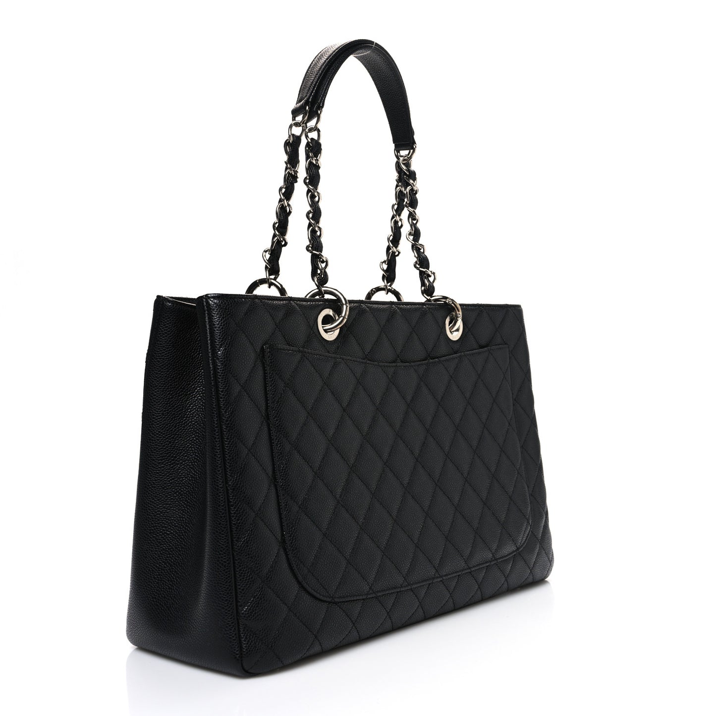 Caviar Quilted XL Grand Shopping Tote GST Black