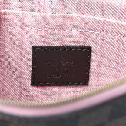 Louis Vuitton Damier Ebene Neverfull MM GM Pochette Rose Ballerine 6 of 8