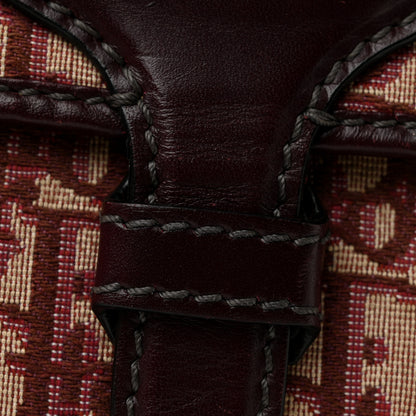 Christian Dior Oblique CD Chain Flap Bag  Burgundy 10 of 11
