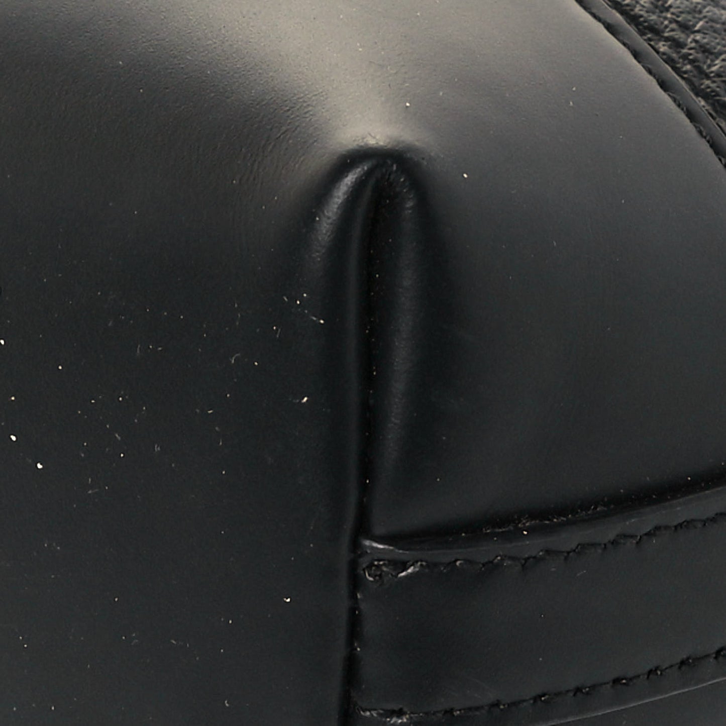 Calfskin Logo Shouder Bag Black