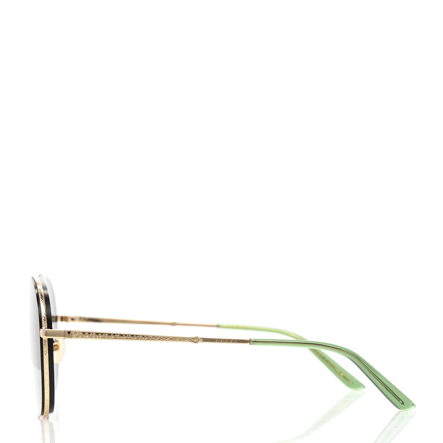 Metal Aviator Sunglasses GG0356S Green