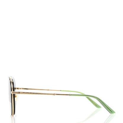 Gucci Metal Aviator Sunglasses GG0356S Green 3 of 9