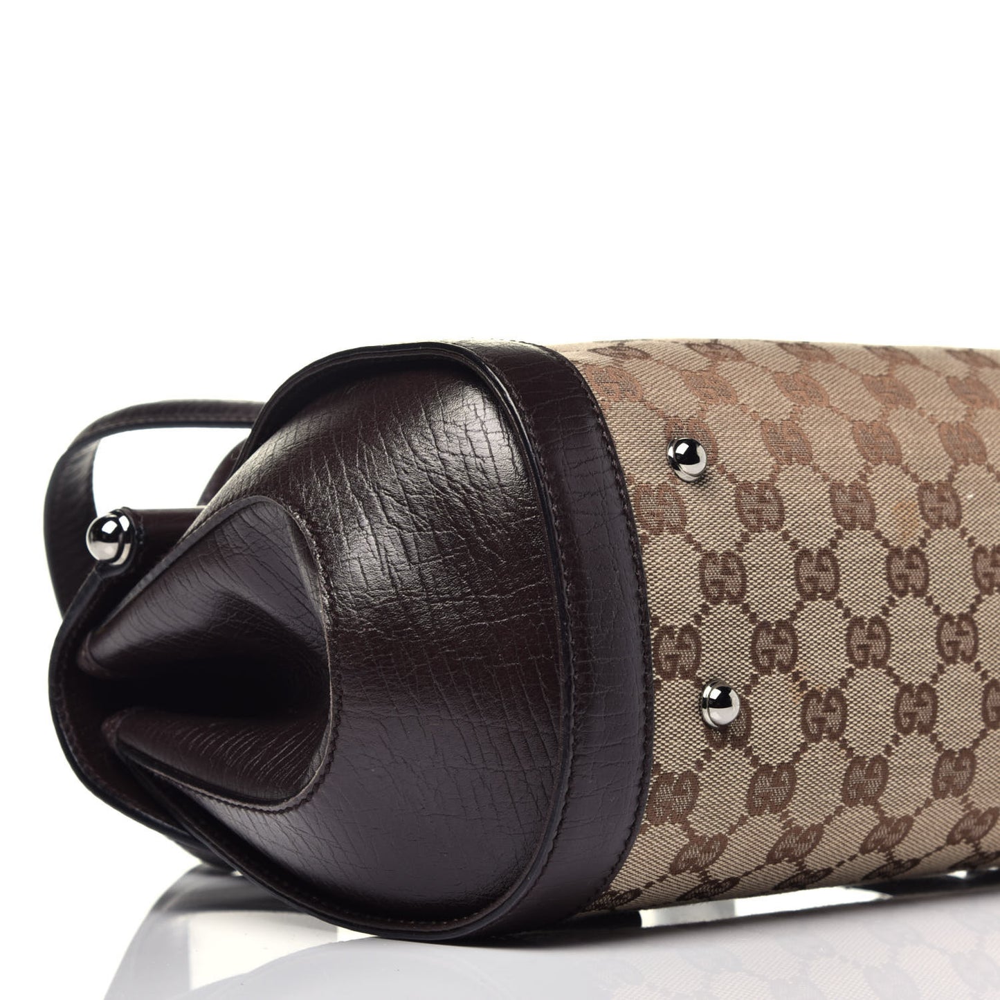 Monogram Bamboo Bullet Bag Dark Brown