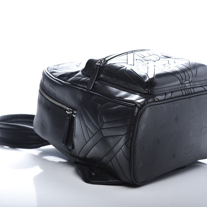 MCM Calfskin Small Bionic Backpack Black 7 of 10
