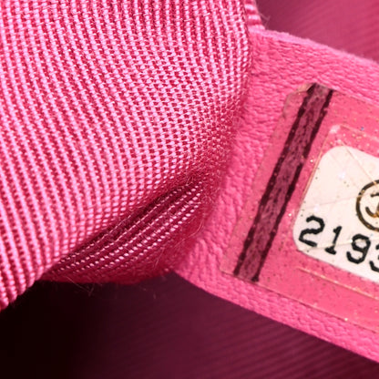 Chanel Lambskin Quilted Jumbo Mademoiselle Chic Flap Fuchsia 6 of 12