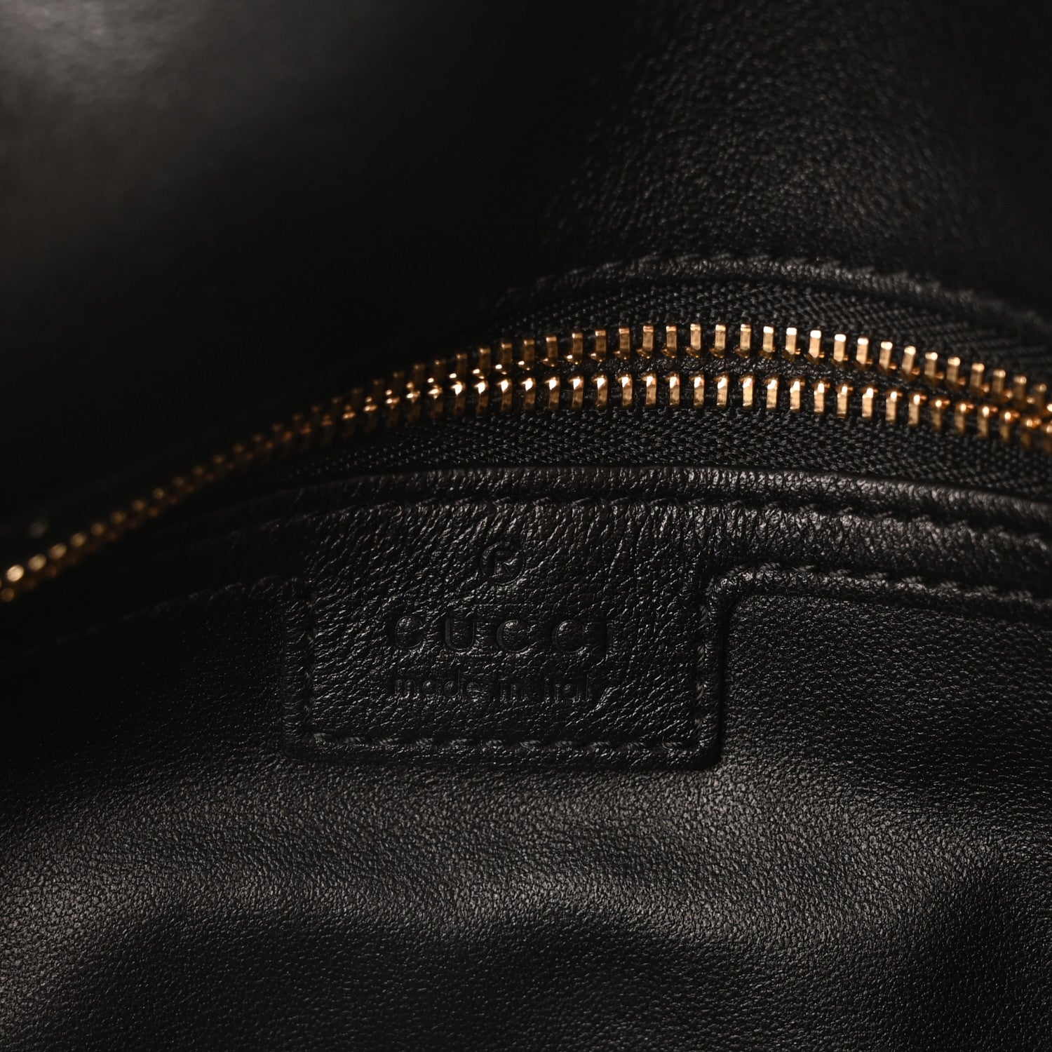 Gucci Roxy Calfskin Blondie Chain Shoulder Flap Bag Black 6 of 10