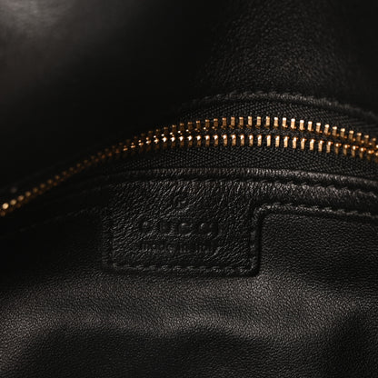 Gucci Roxy Calfskin Blondie Chain Shoulder Flap Bag Black 6 of 10