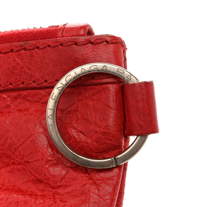 Balenciaga Agneau Arena Classic Hardware Small Clip Rouge Coquelicot 8 of 12