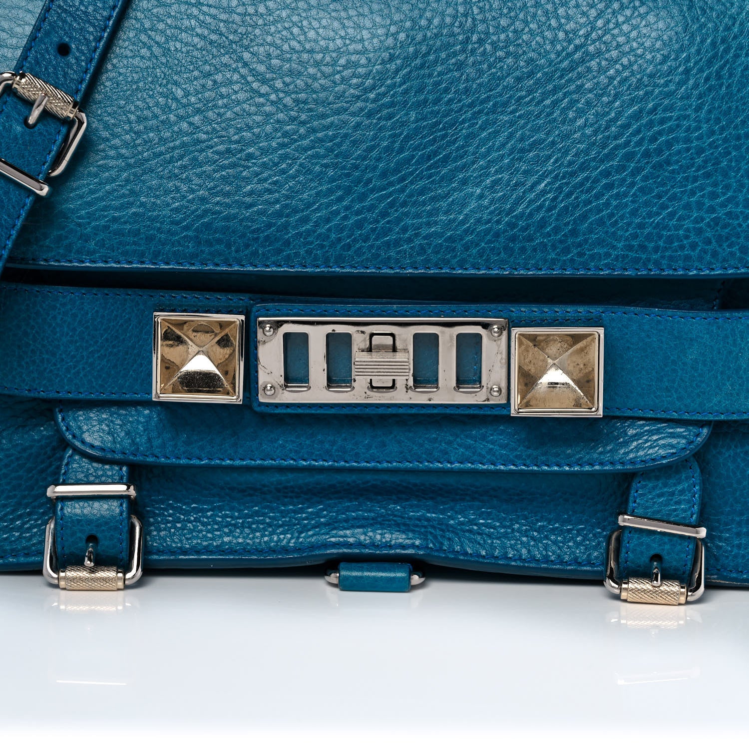 Proenza Schouler New Linosa Mini PS11 Classic Shoulder Sea Blue 7 of 10