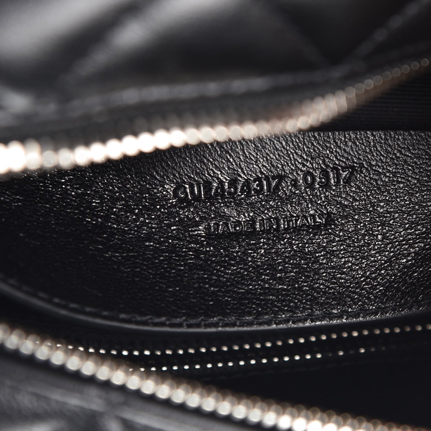 Calfskin Y Quilted Monogram Small Loulou Bowling Bag Black