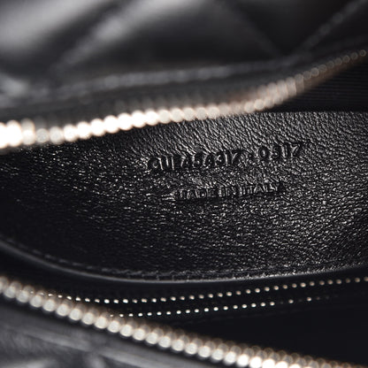 Saint Laurent Calfskin Y Quilted Monogram Small Loulou Bowling Bag Black 7 of 7