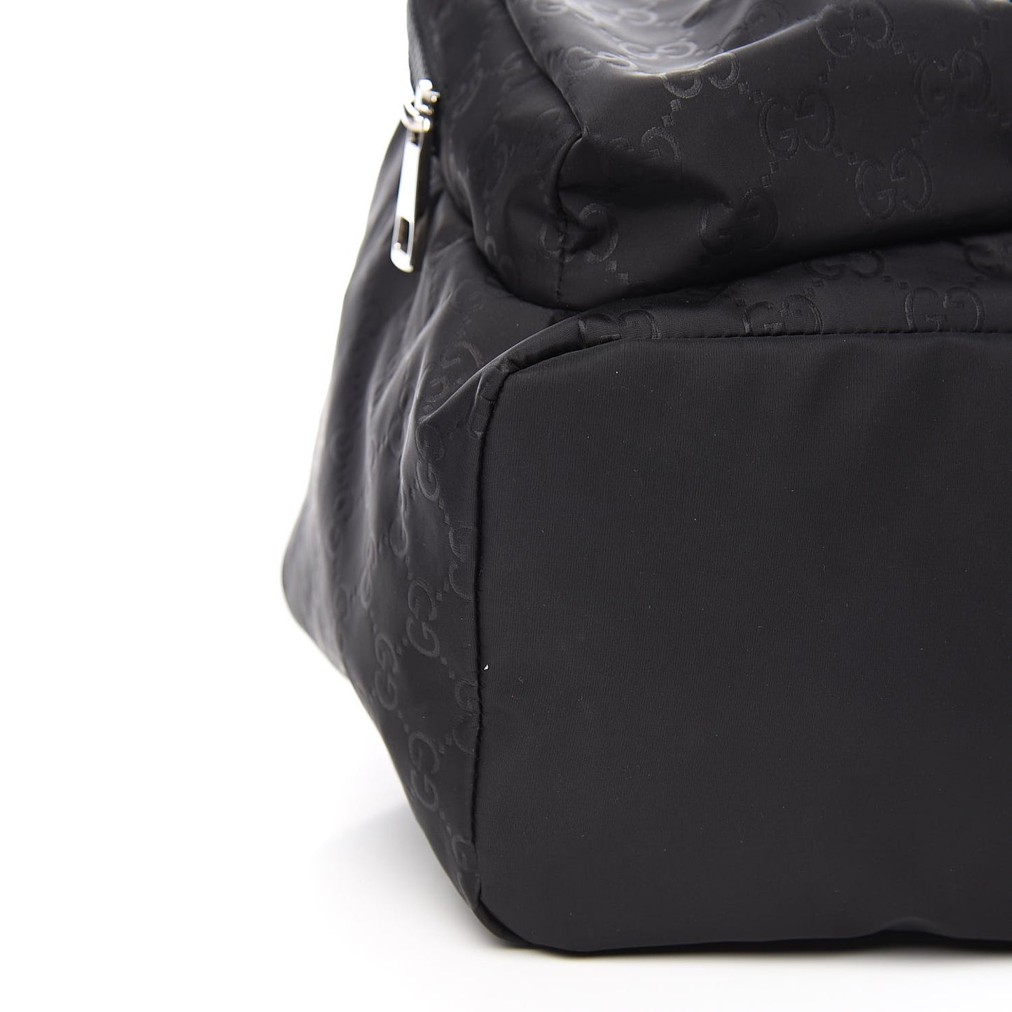 Nylon Monogram Small Single Buckle Backpack Black