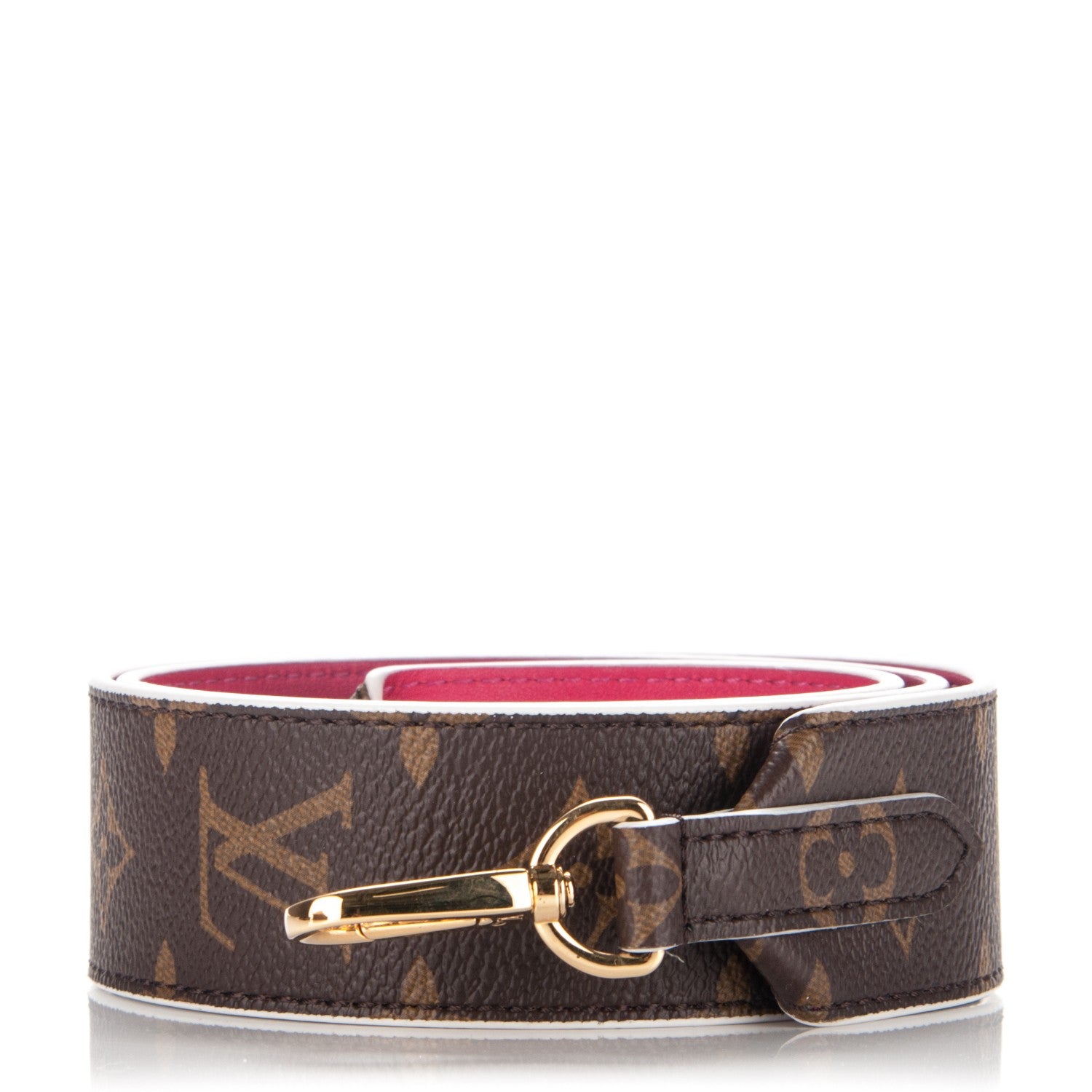 Louis Vuitton Monogram Bandouliere Shoulder Strap Hot Pink 1 of 5