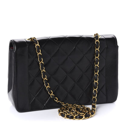 Chanel Lambskin Quilted Medium Single Flap Black 3 of 11