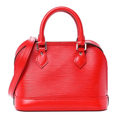 Louis Vuitton Epi Alma Nano Carmine 1 of 12