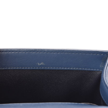 Chanel Shearling Sheepskin Small Boy Flap Blue 8 of 10