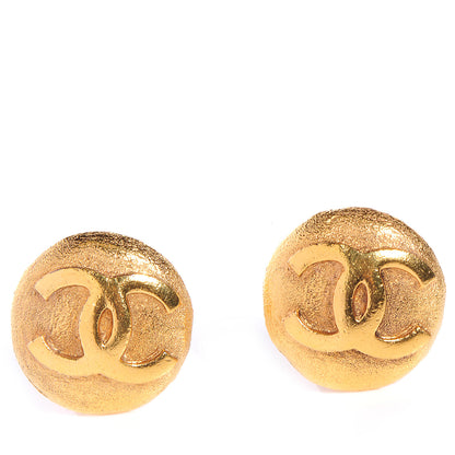 Chanel CC Clip On Earrings Gold 1 of 4