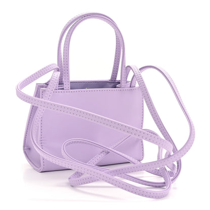 Telfar Vegan Leather Small Shopping Bag Lavender 3 of 10