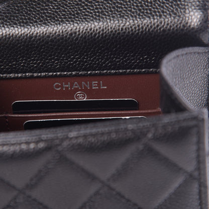 Chanel Caviar Quilted Classic Phone Holder Black 6 of 12