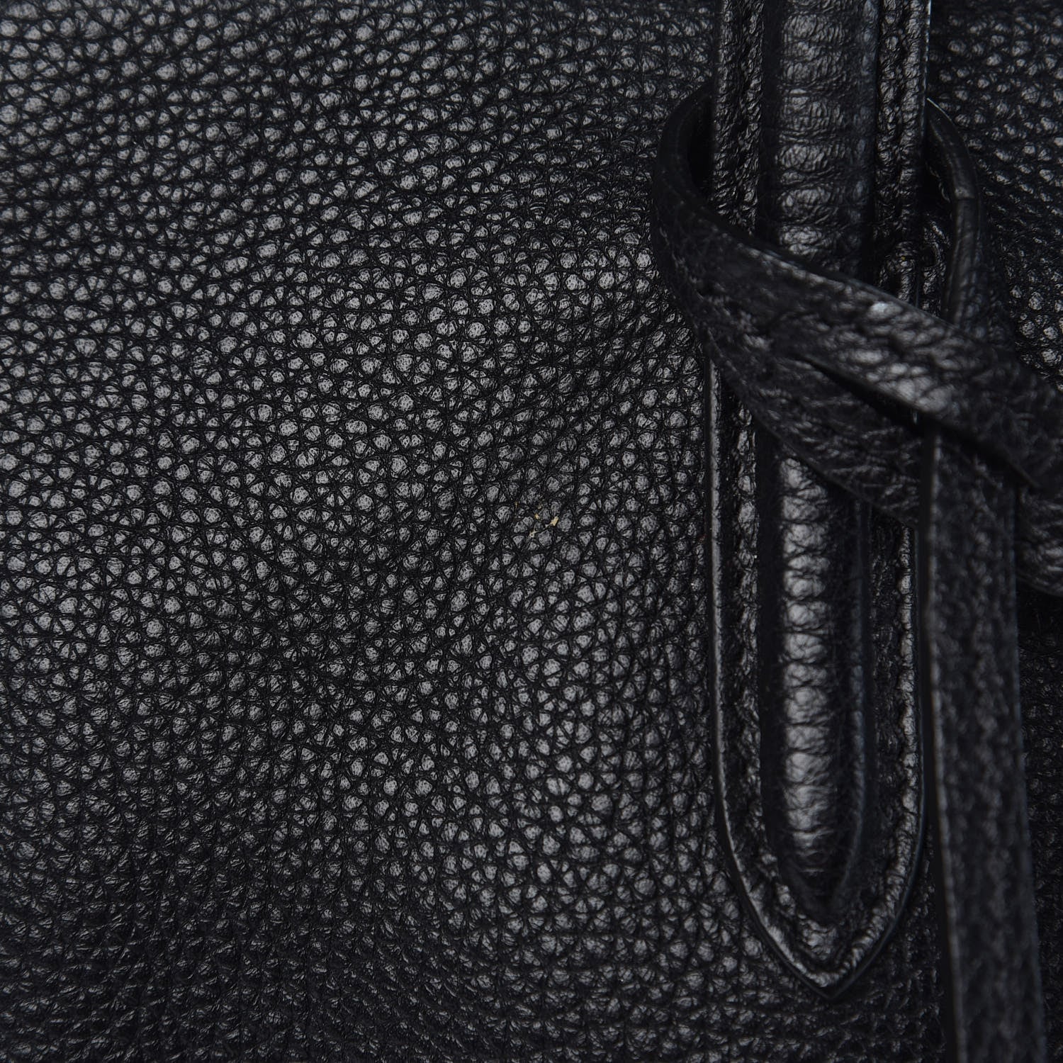 Alexander McQueen Pebbled Calfskin Large Skull Padlock Zip Around Tote Black 13 of 13