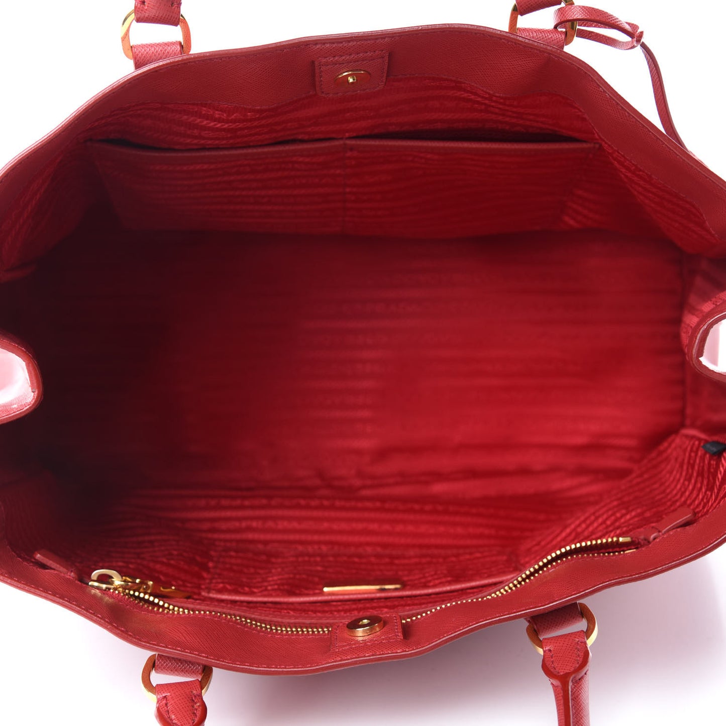 Saffiano Lux Large Tote Fuoco