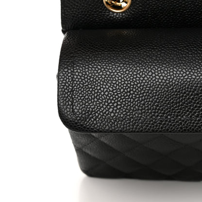Chanel Caviar Quilted Small Double Flap Black 12 of 17