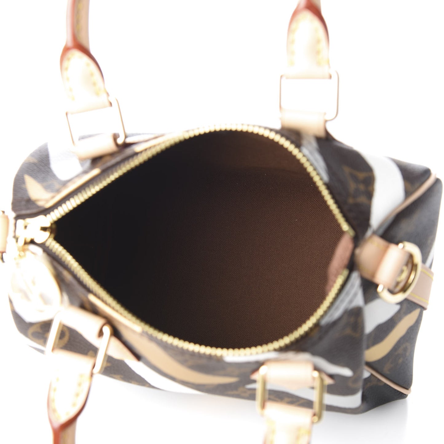 X LOL Monogram Speedy BB Gold Silver