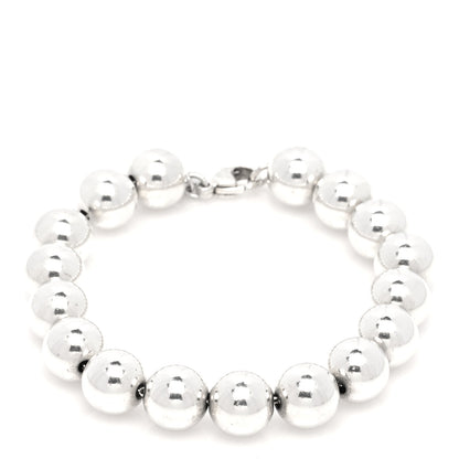 Tiffany Sterling Silver 10mm HardWear Ball Bracelet 1 of 5