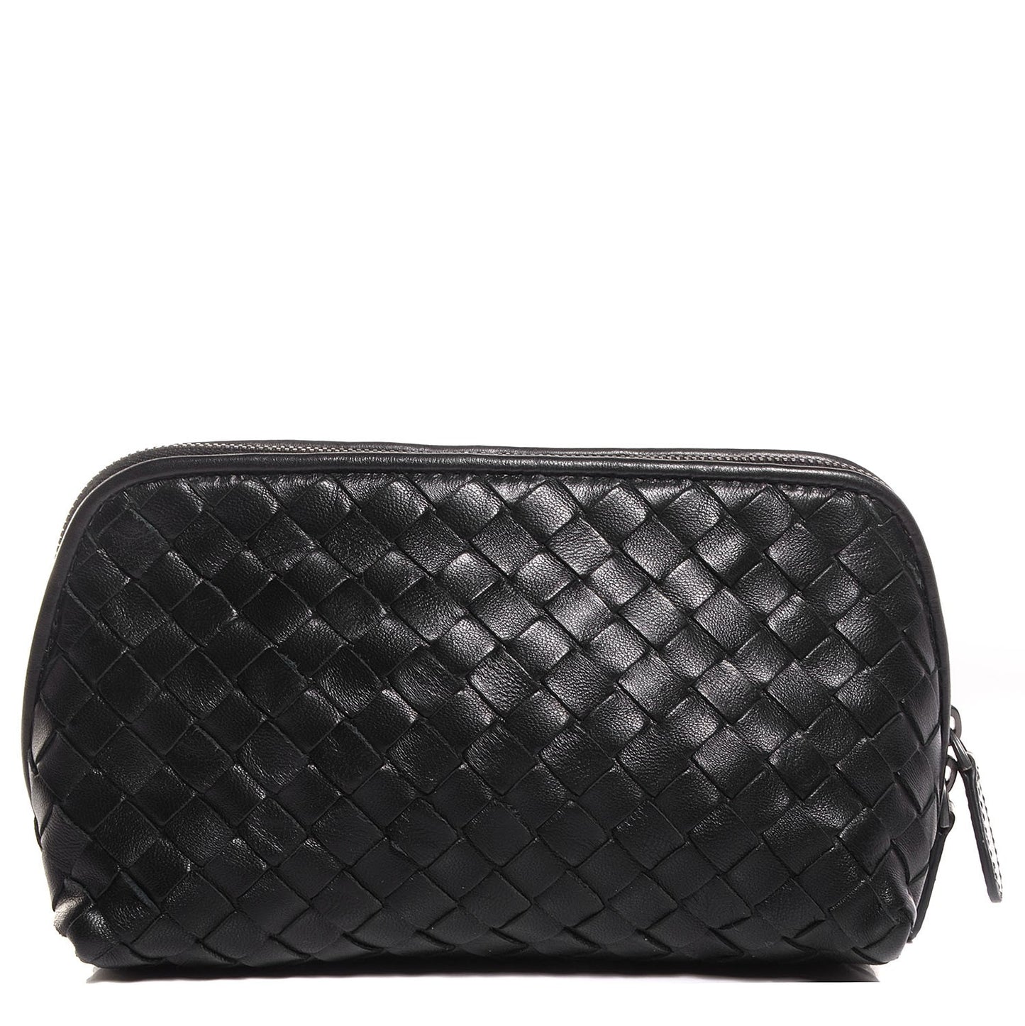 Nappa Intrecciato Cosmetic Case Nero Black