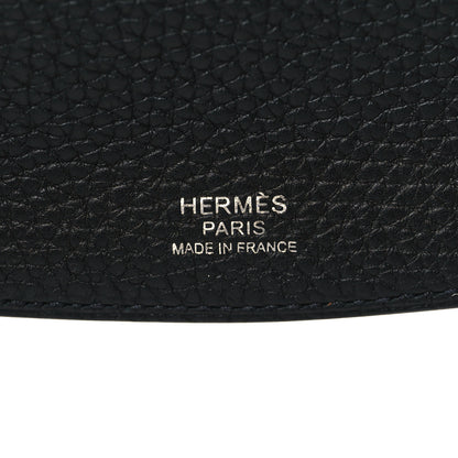 Hermes Taurillon Clemence Chevre Mysore Saut 25 Black 5 of 9
