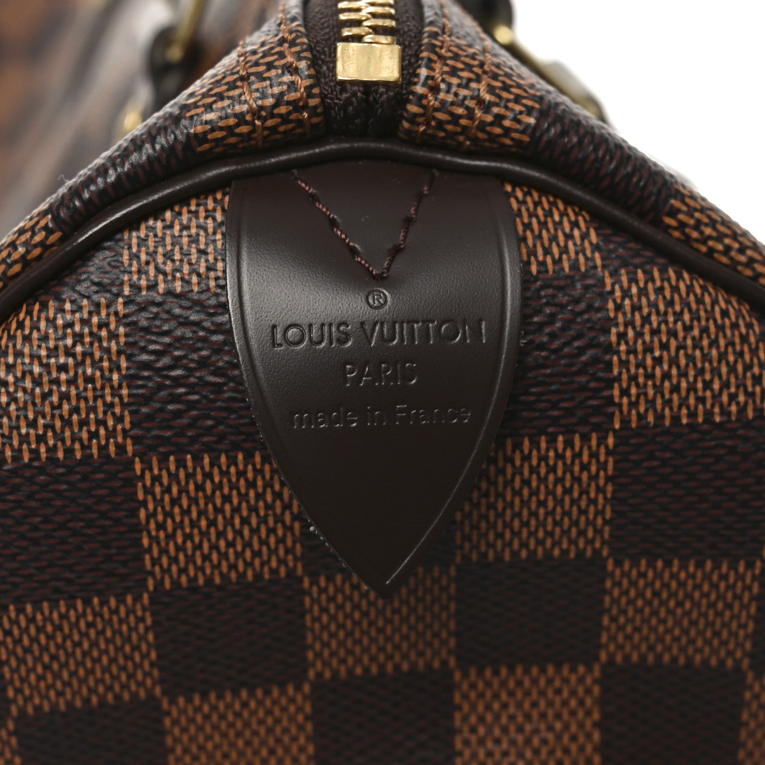 Louis Vuitton Damier Ebene Speedy 30 6 of 9