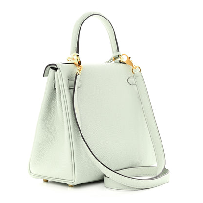 Hermes Togo Kelly Retourne 25 Gris Neve 3 of 11