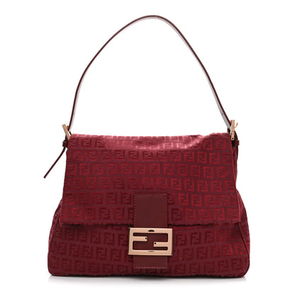 Fendi Zucchino Mama Baguette Red 1 of 9